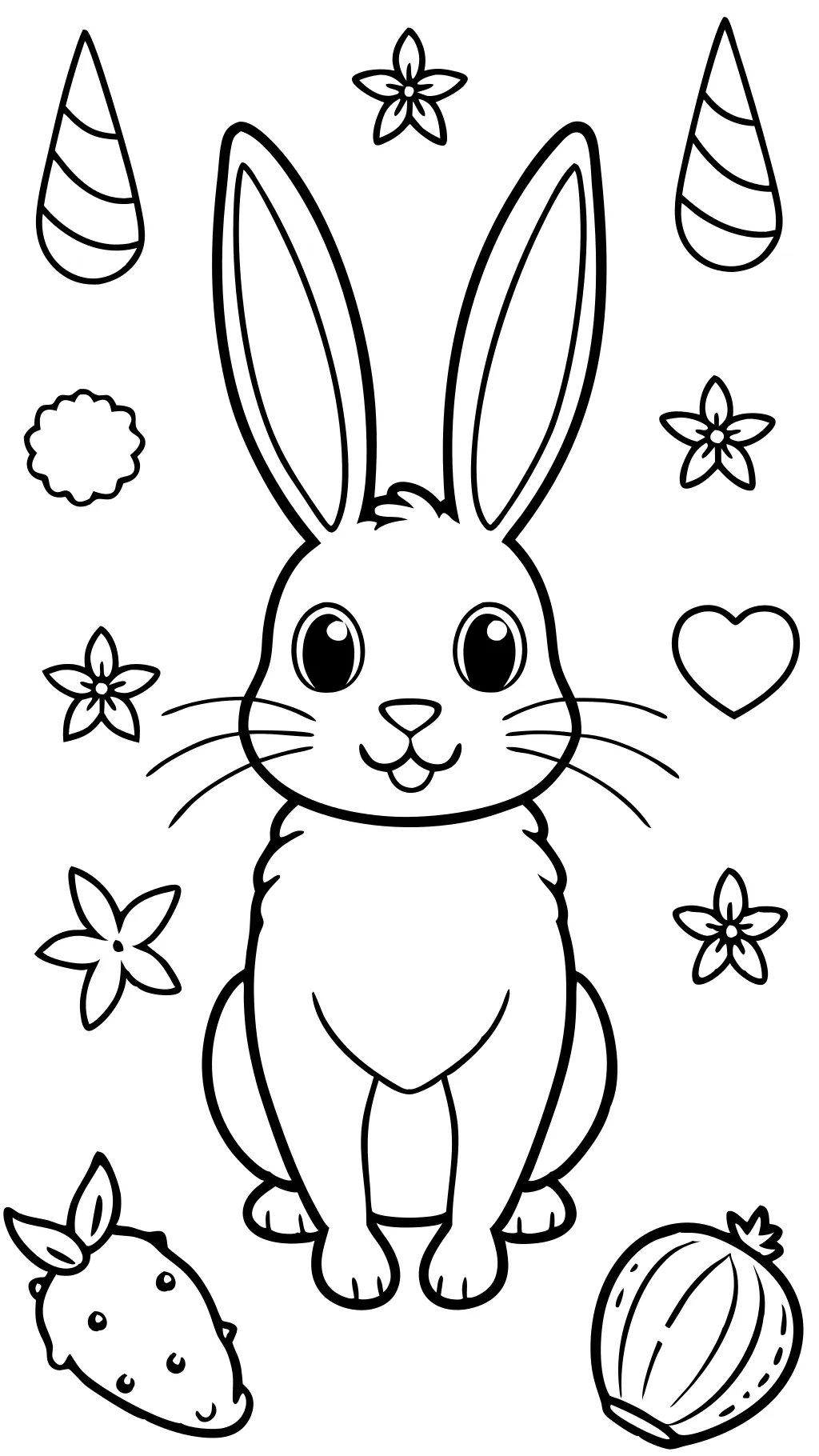 coloriages de lapin gratuit